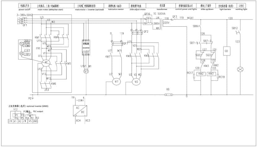 power press electric diagram-2