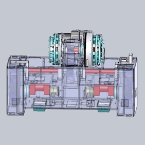 transmission system of crank press