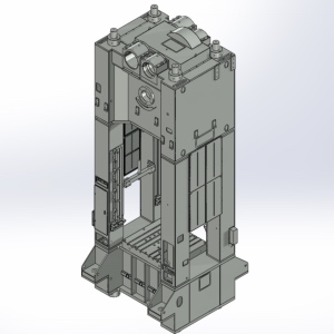JS31 eccentric gear press structure