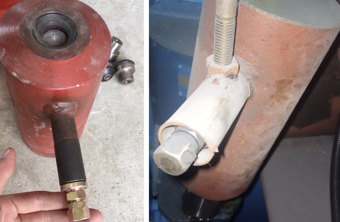 nitrogen cylinder-shearing machine