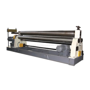 W11-8x4000 mechanical 3-roller sheet rolling machine