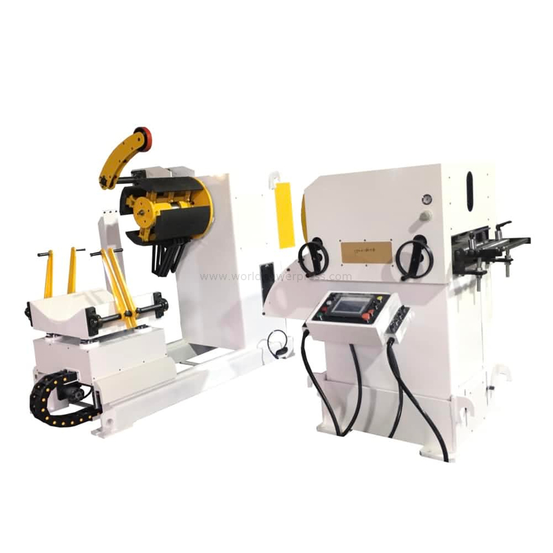 3mm coil straightening feeding machine with uncoiling machine