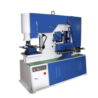 Q35Y-20 90ton Holes Punching And Plate Cutting Hydraulic Iron Worker