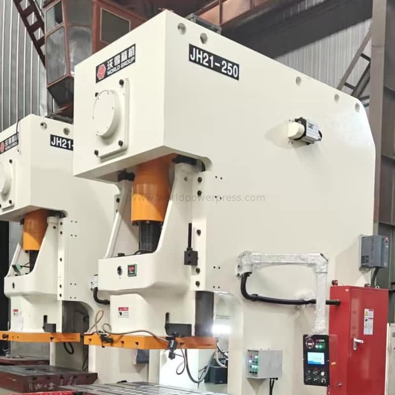world brand 250ton gap frame ce approved press machine
