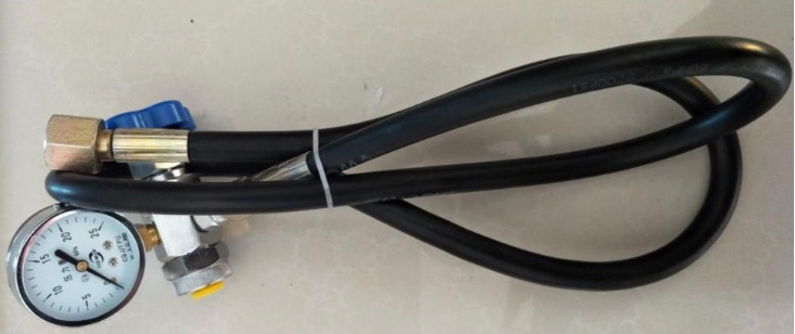 nitrogen filling tool for shearing machine