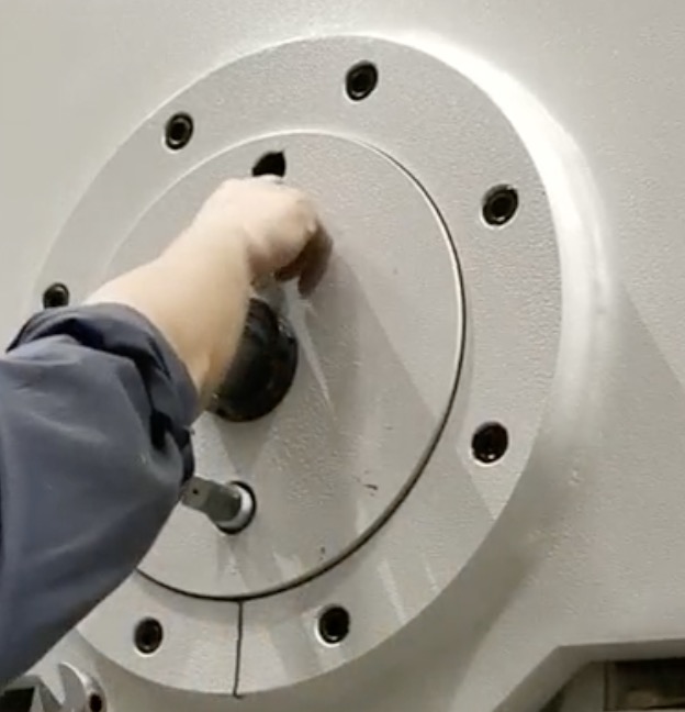 press stroke lenght checking window