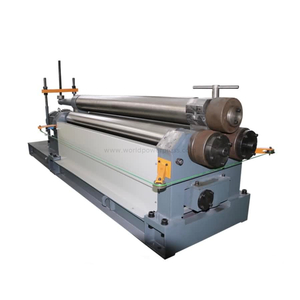 8mm Thickness 2m Width Steel Plate Bending 3 Rollers Rolling Machine