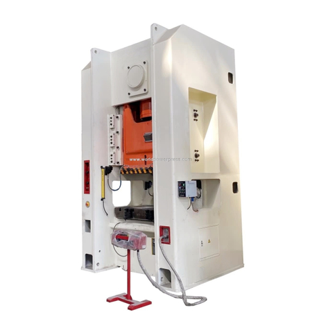 JW31-400 H Frame 400ton Single Crank Press Machine- WORLD