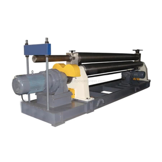 W11-10x2500 10mm sheet mechanical roller bending machine